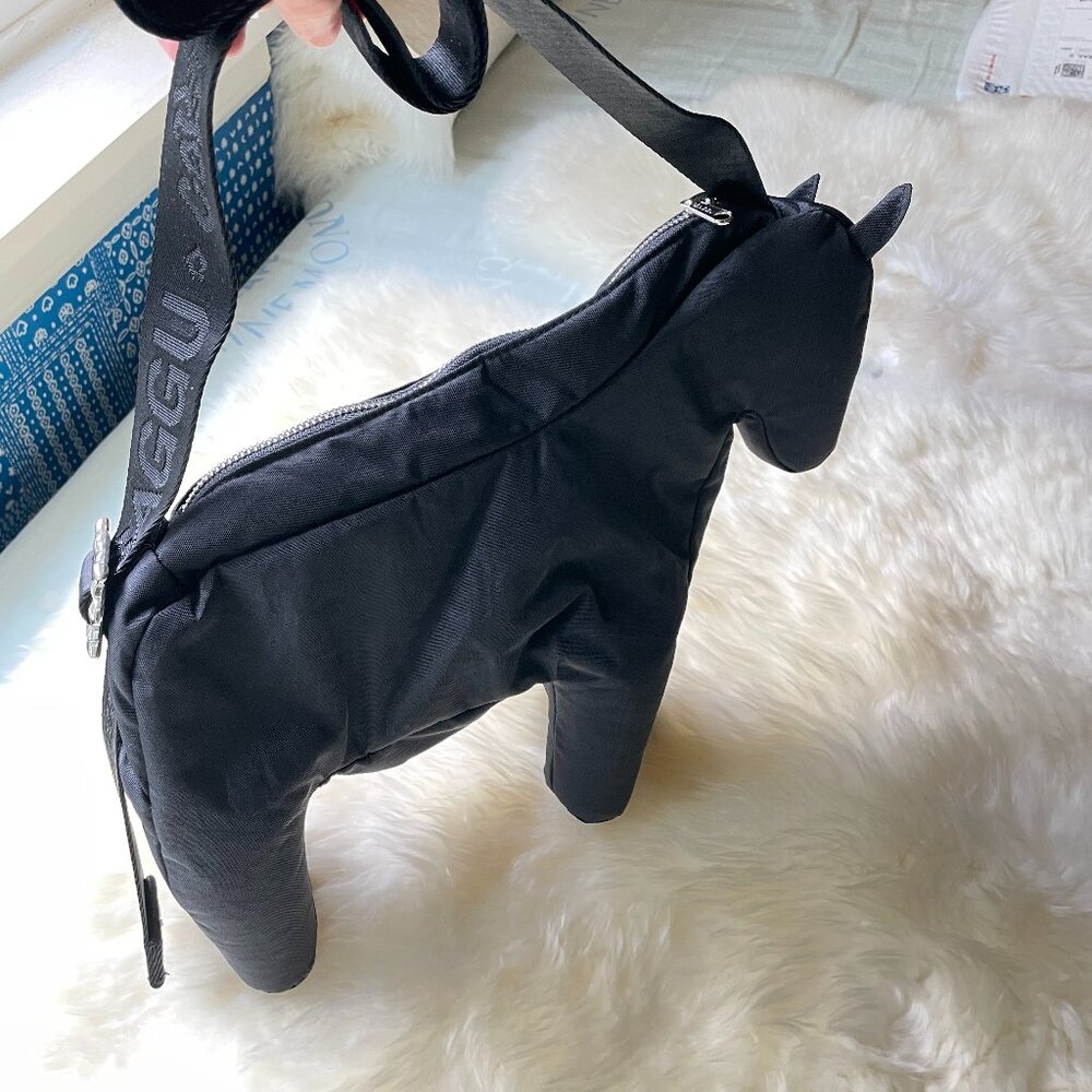 BAGGU x Collina Strada NWT Horse Bag - Black - Picture 4 of 5